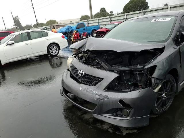 2010 Toyota Corolla VIN 1NXBU4EE3AZ196868 Copart auction photo, rear end / front end damage thumbnail 11