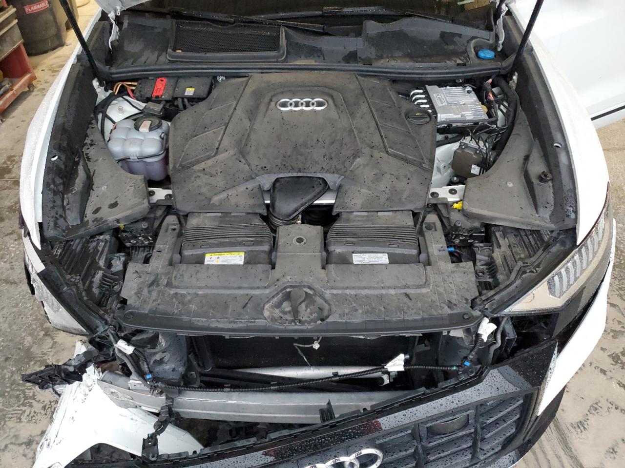 2021 Audi Q8 VIN WA1EVAF1XMD010735 Copart auction photo, front end damage thumbnail 12