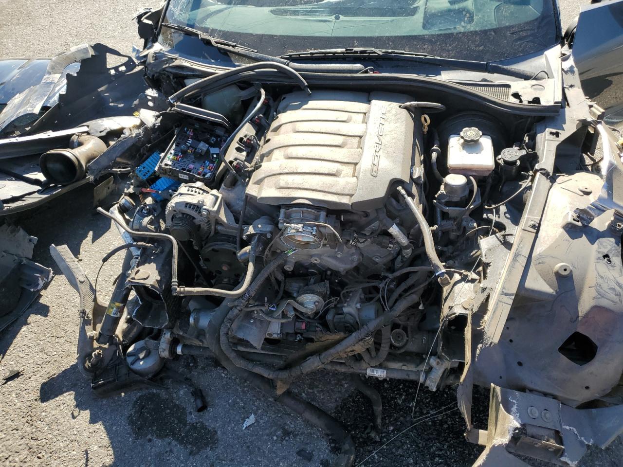 2016 Chevrolet Corvette VIN 1G1YF2D78G5122230 Copart auction photo, all over / undercarriage damage thumbnail 13
