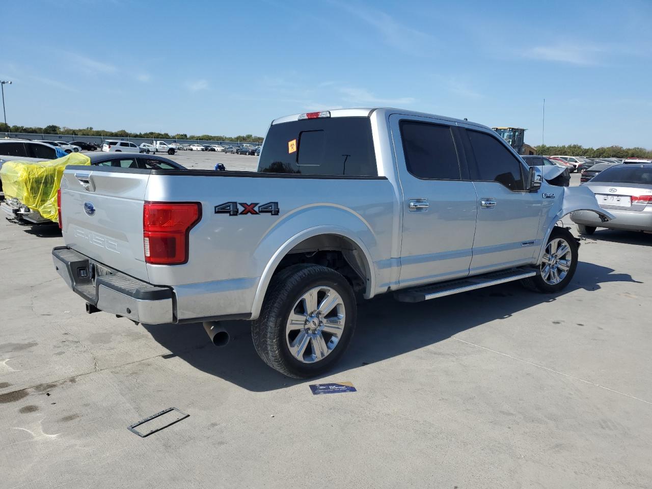 2019 Ford F-150 VIN 1FTFW1E14KFB62780 Copart auction photo, front end damage thumbnail 3