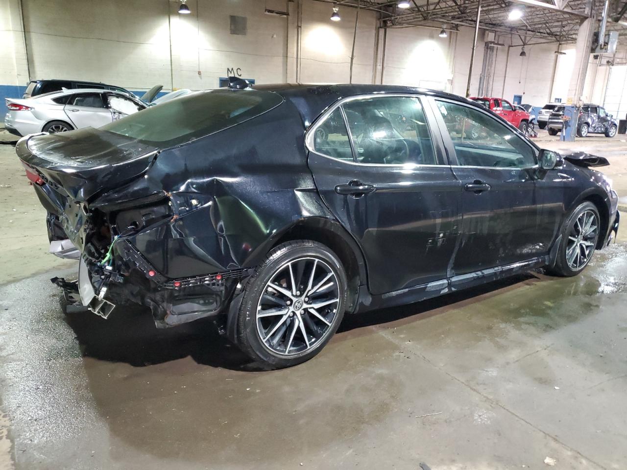 2023 Toyota Camry VIN 4T1G11AK8PU745014 Copart auction photo, front end / rear end damage thumbnail 3