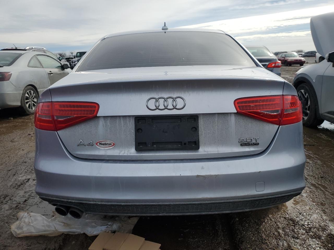 2015 Audi A4 VIN WAUFFAFL5FN036968 Copart auction photo, front end damage thumbnail 6