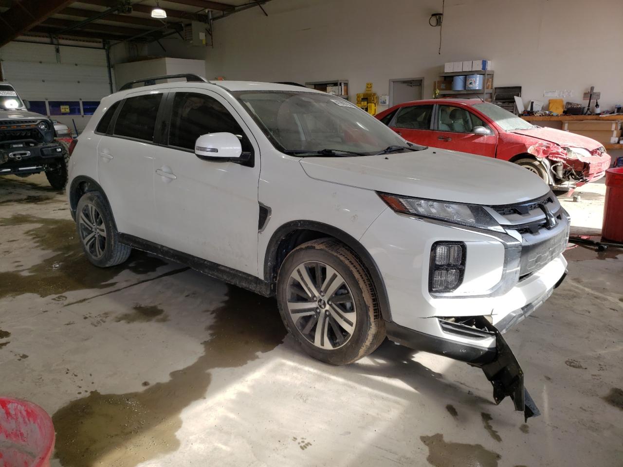 2020 Mitsubishi Outlander VIN JA4AP4AU0LU004453 Copart auction photo, rear end / all over damage thumbnail 4