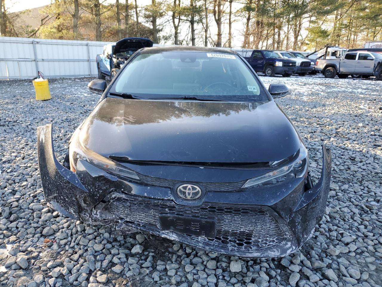 2022 Toyota Corolla VIN 5YFEPMAE9NP295342 Copart auction photo, front end damage thumbnail 5
