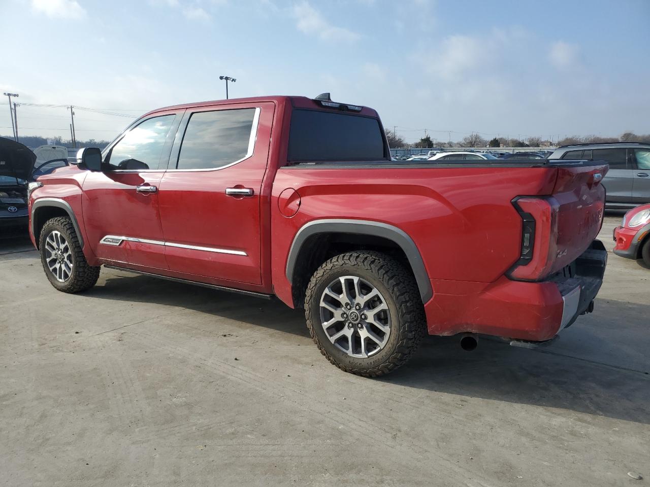 2022 Toyota Tundra VIN 5TFMA5DB6NX014927 Copart auction photo, water/flood / front end damage thumbnail 2