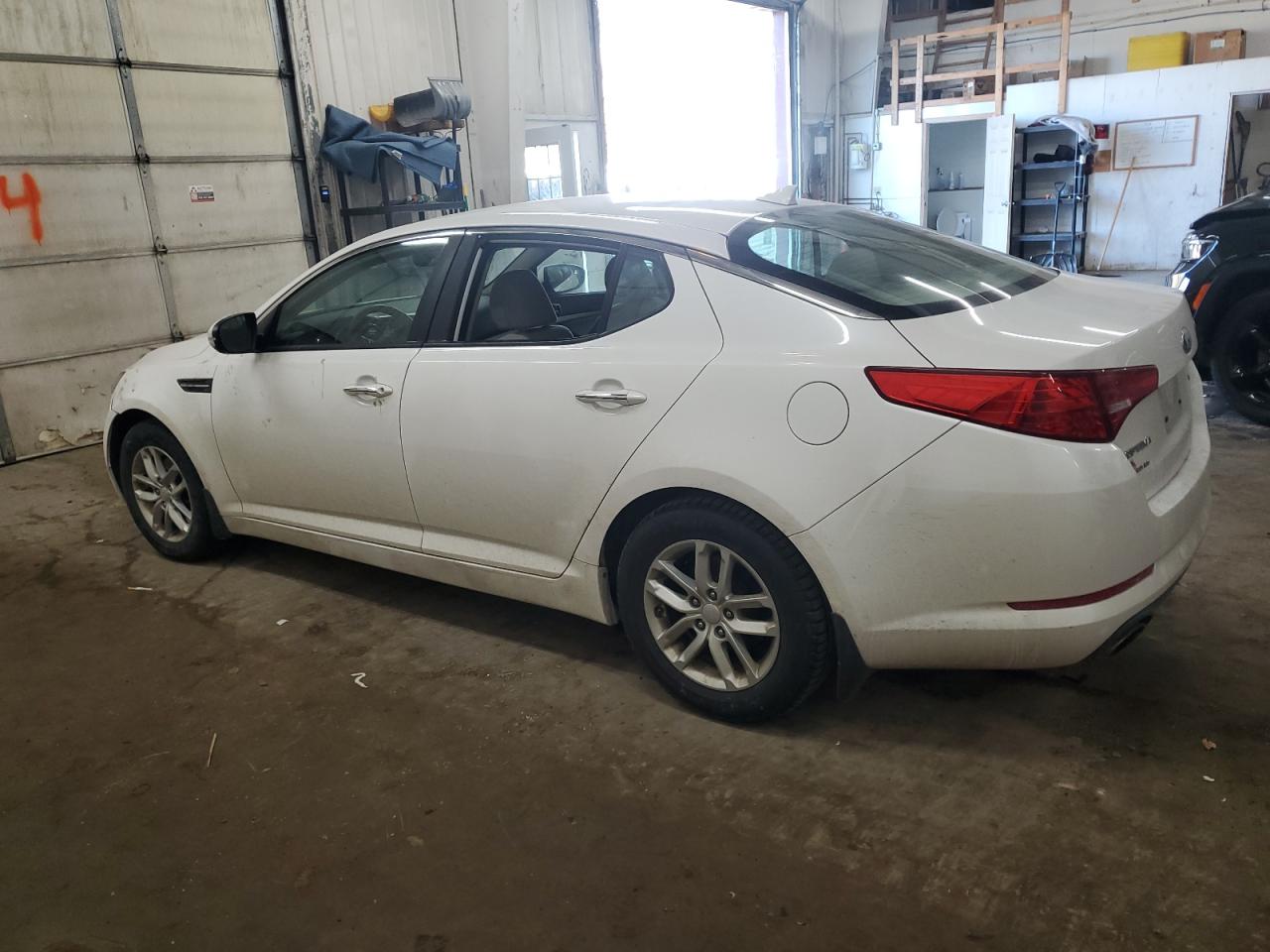 2013 KIA Optima VIN KNAGM4A77D5441300 Copart auction photo, vandalism damage thumbnail 2