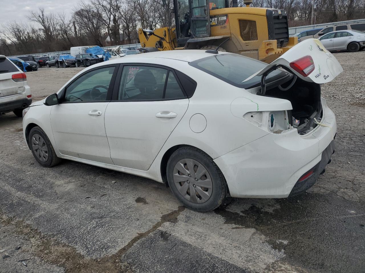 2020 KIA Rio VIN 3KPA24ADXLE302401 Copart auction photo, rear end damage thumbnail 2