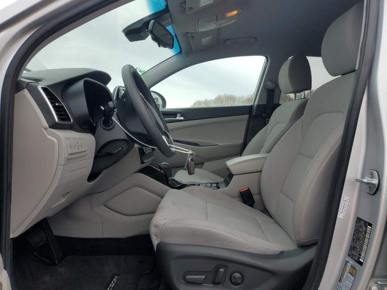 2019 Hyundai Tucson VIN KM8J3CA48KU037786 Copart auction photo, rear end damage thumbnail 7