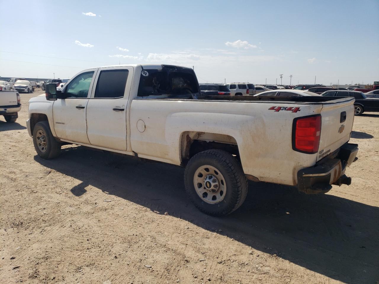 2018 Chevrolet Silverado VIN 1GC1KUEY0JF127169 Copart auction photo, burn - interior / burn damage thumbnail 2