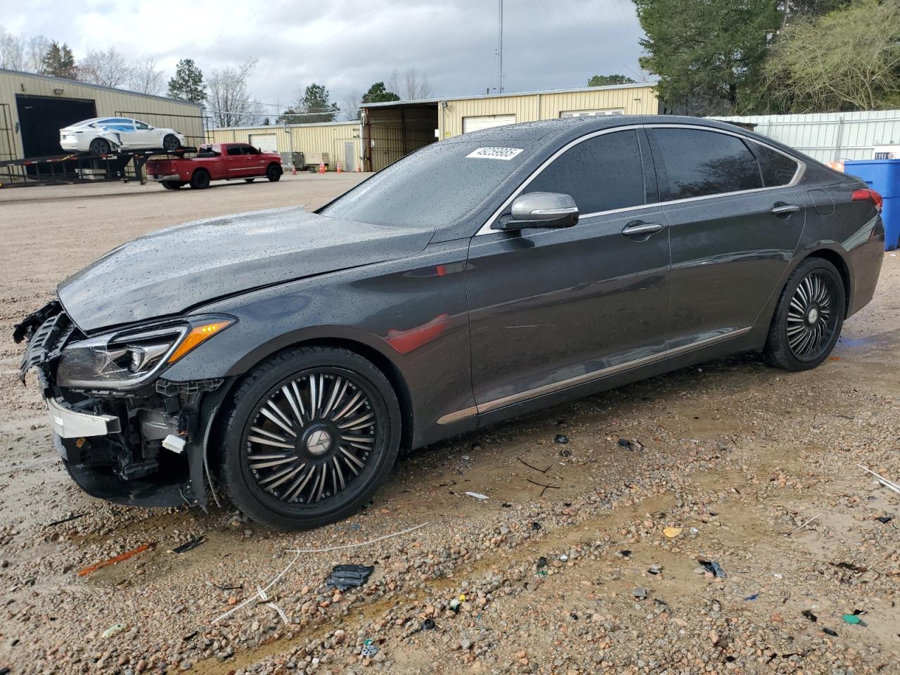2018 Genesis G80 VIN KMHGN4JE2JU239749 - Copart auction photo