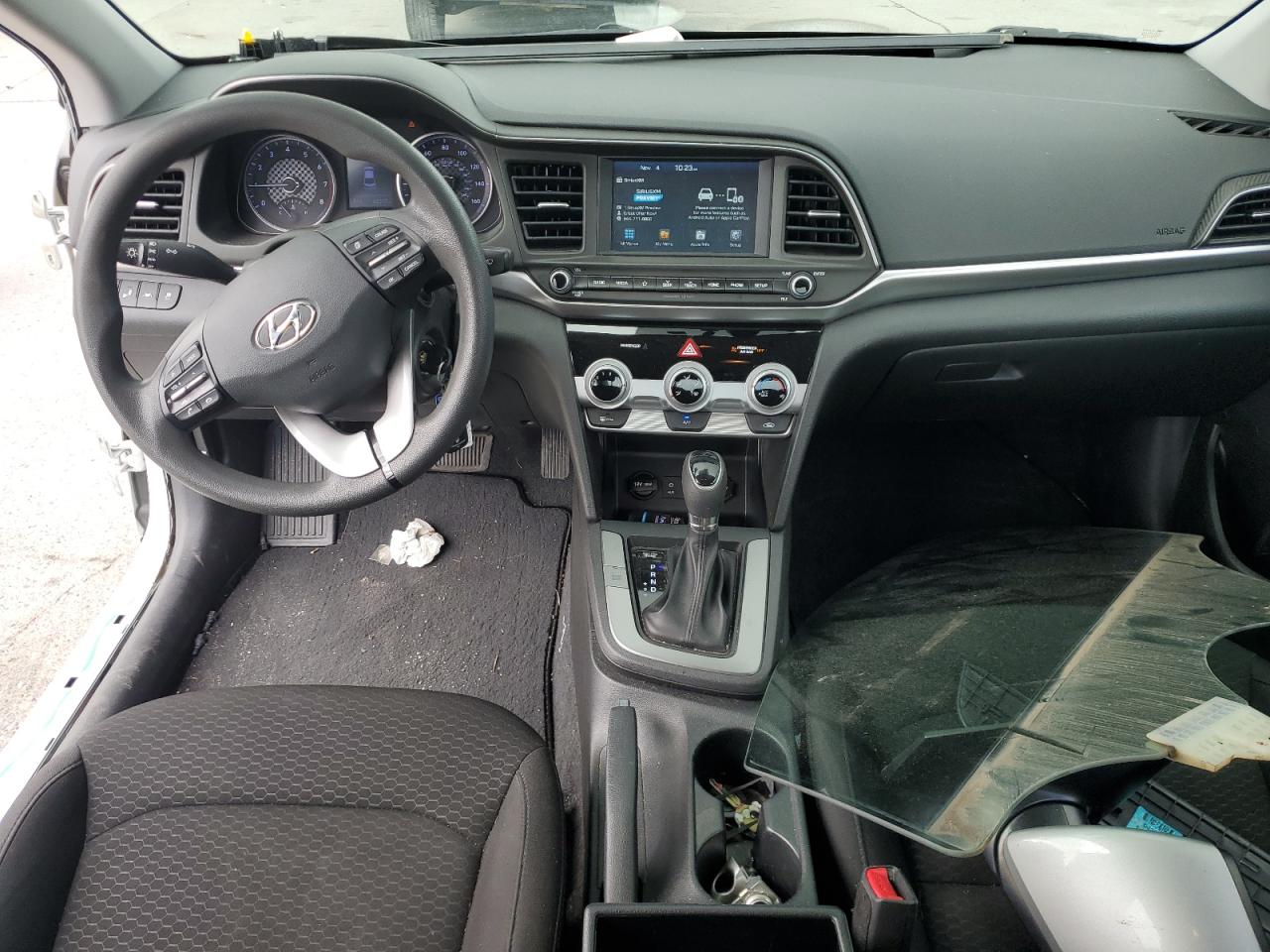 2019 Hyundai Elantra VIN 5NPD84LF7KH463082 Copart auction photo, side damage thumbnail 8