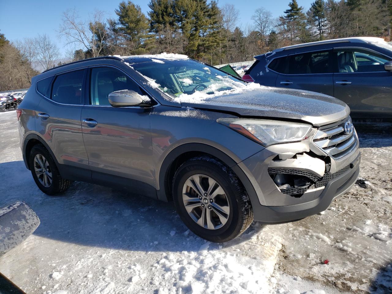 2014 Hyundai Santa Fe VIN 5XYZUDLB0EG228890 Copart auction photo, front end damage thumbnail 4