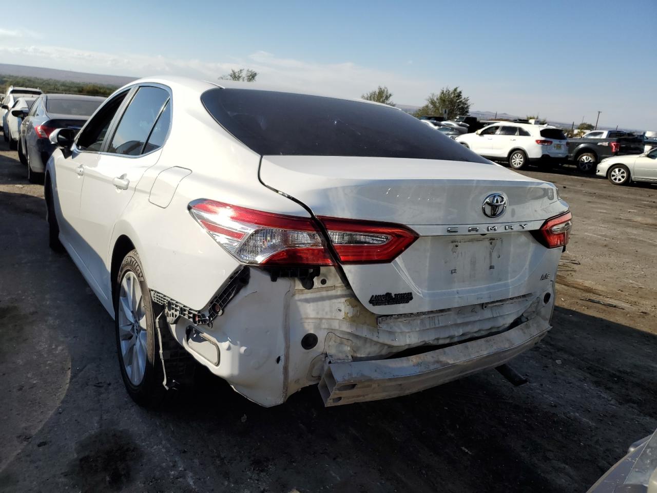 2018 Toyota Camry VIN 4T1B11HK7JU140747 Copart auction photo, rear end damage thumbnail 6