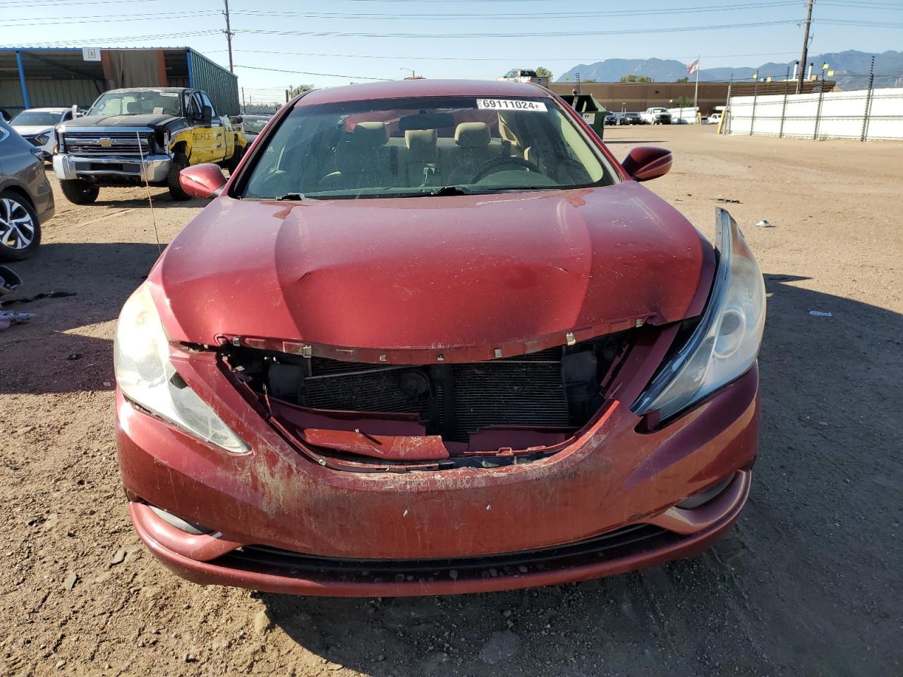 2011 Hyundai Sonata VIN 5NPEB4AC0BH238081 Copart auction photo, rear end / front end damage thumbnail 5