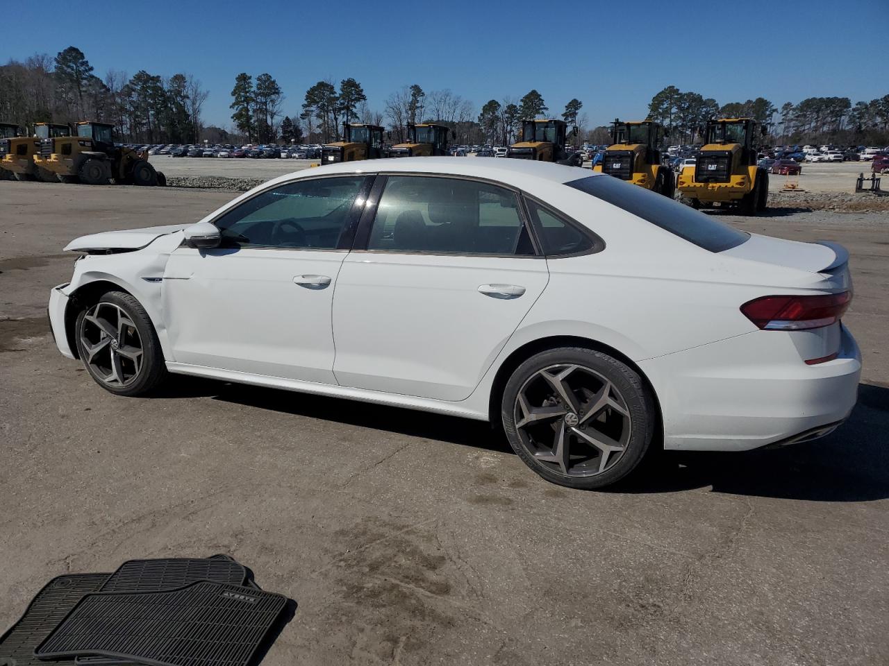 2021 Volkswagen Passat VIN 1VWMA7A34MC015280 Copart auction photo, front end / side damage thumbnail 2