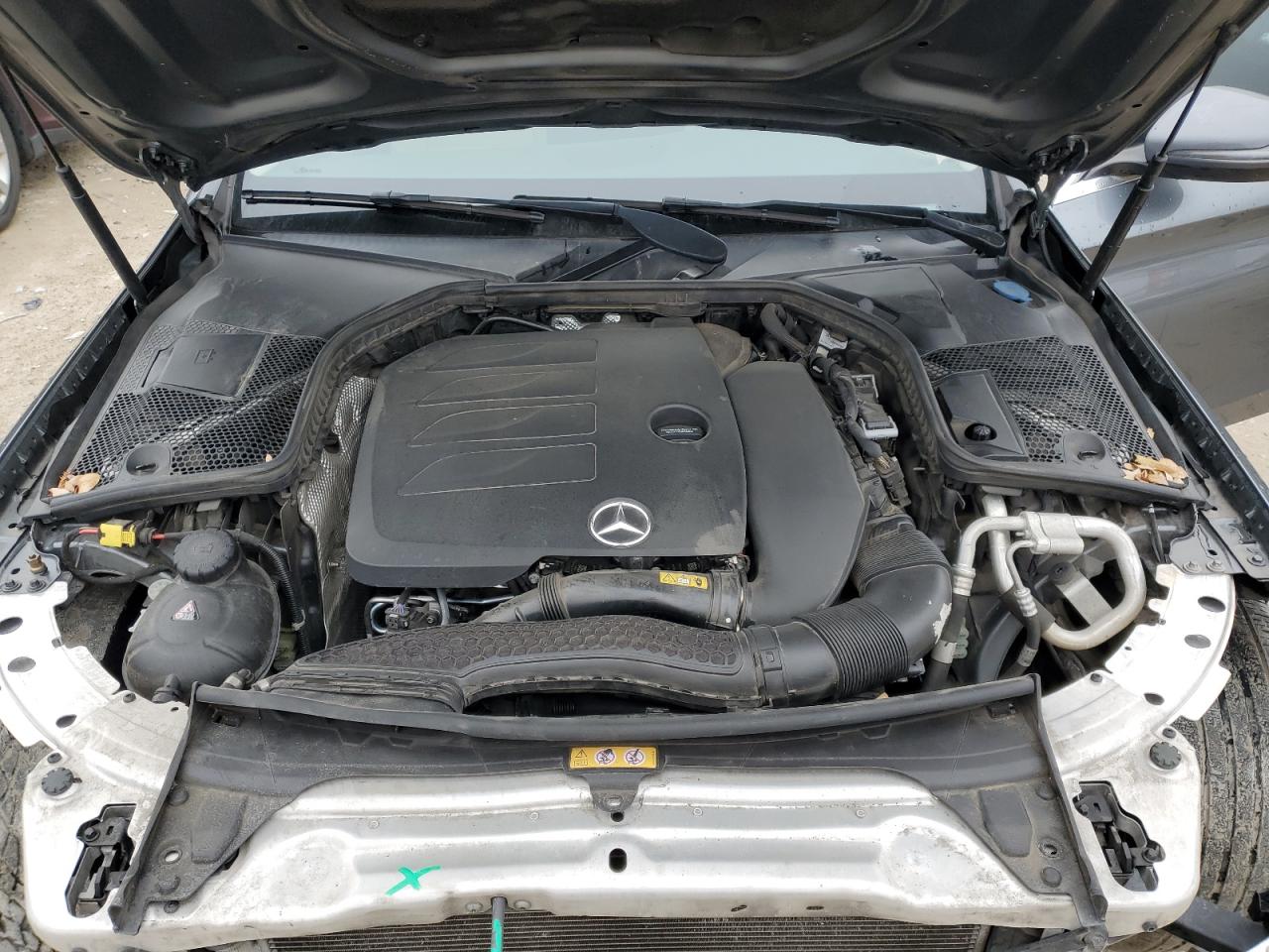 2019 Mercedes-Benz C-klasse VIN 55SWF8DB7KU286872 Copart auction photo, front end / minor dent/scratches damage thumbnail 11