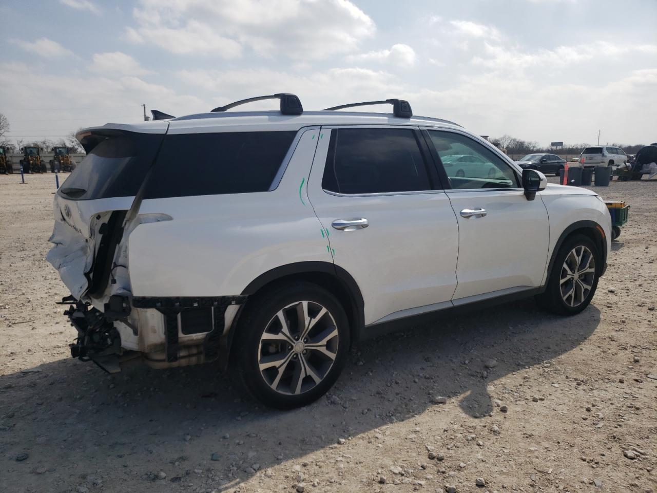 2022 Hyundai Palisade VIN KM8R4DHE3NU401881 Copart auction photo, rear end damage thumbnail 3