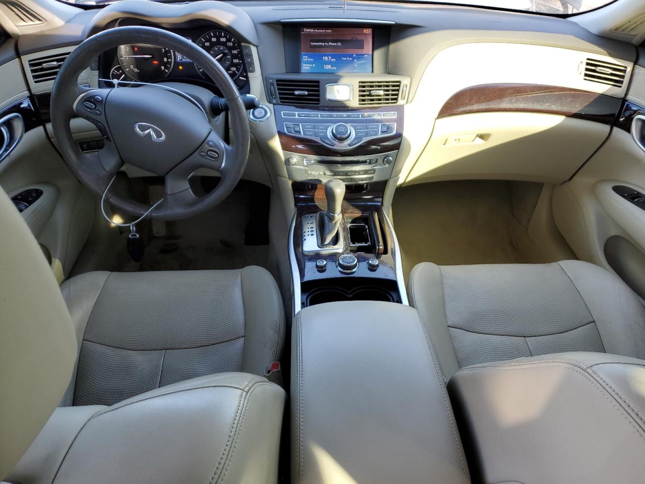 2012 Infiniti M VIN JN1BY1AR4CM396096 Copart auction photo, rear end damage thumbnail 8