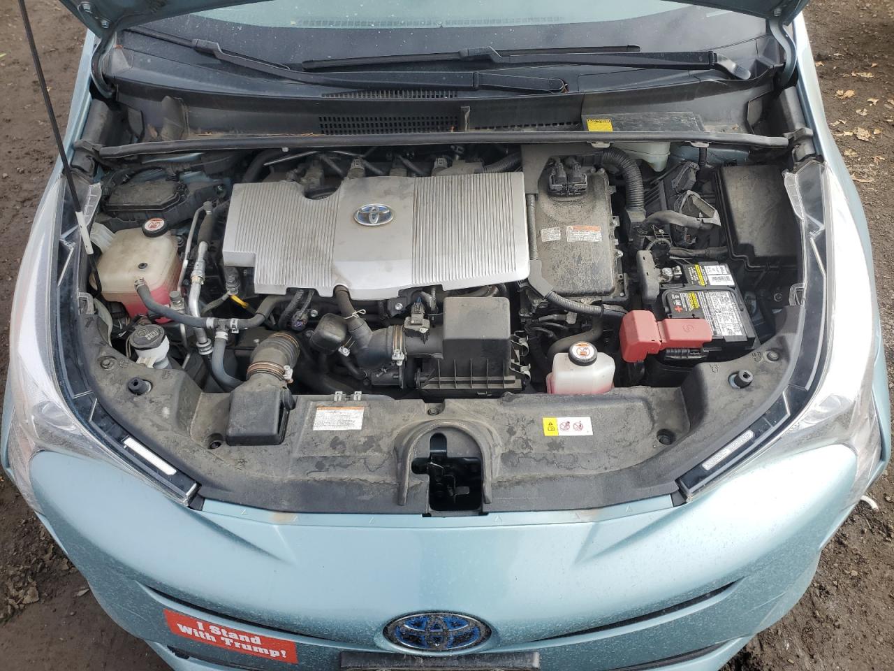 2017 Toyota Prius VIN JTDKBRFU0H3542680 Copart auction photo, rear end damage thumbnail 11
