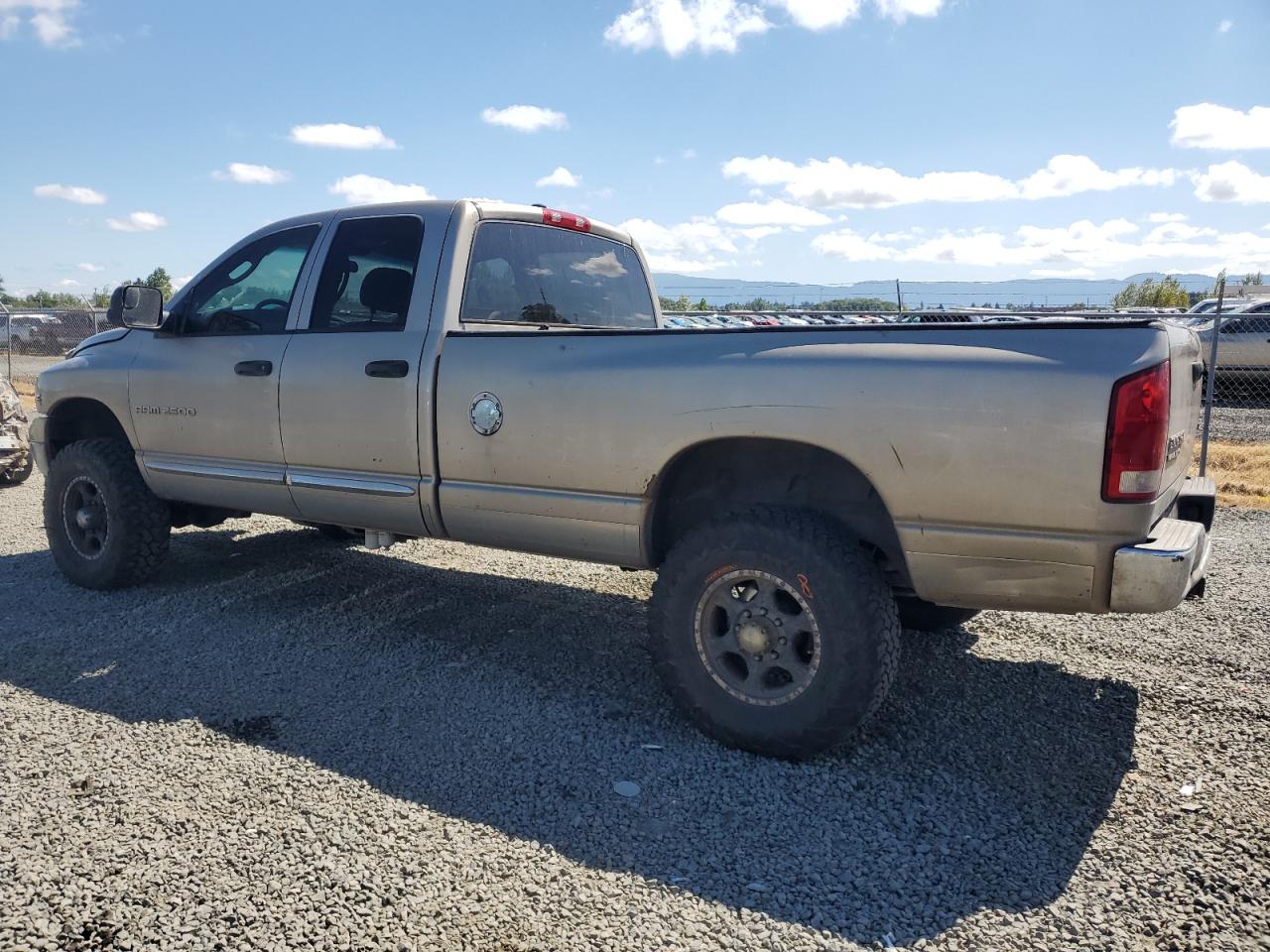 2005 Dodge RAM VIN 3D7KS28C75G782335 Copart auction photo, burn - engine damage thumbnail 2