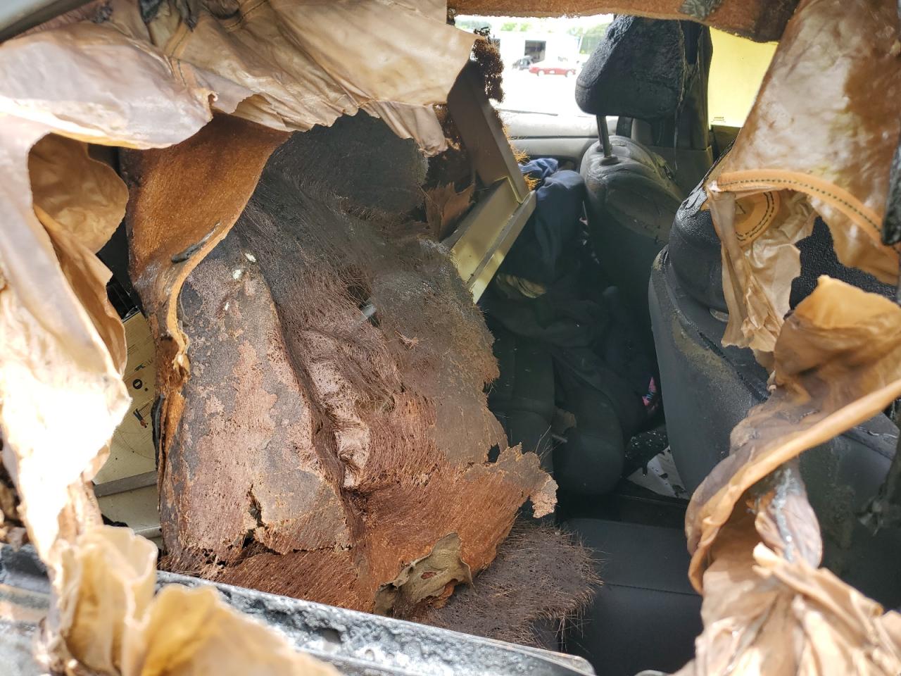 2022 Nissan Leaf VIN 1N4AZ1CV0NC554416 Copart auction photo, burn damage thumbnail 10