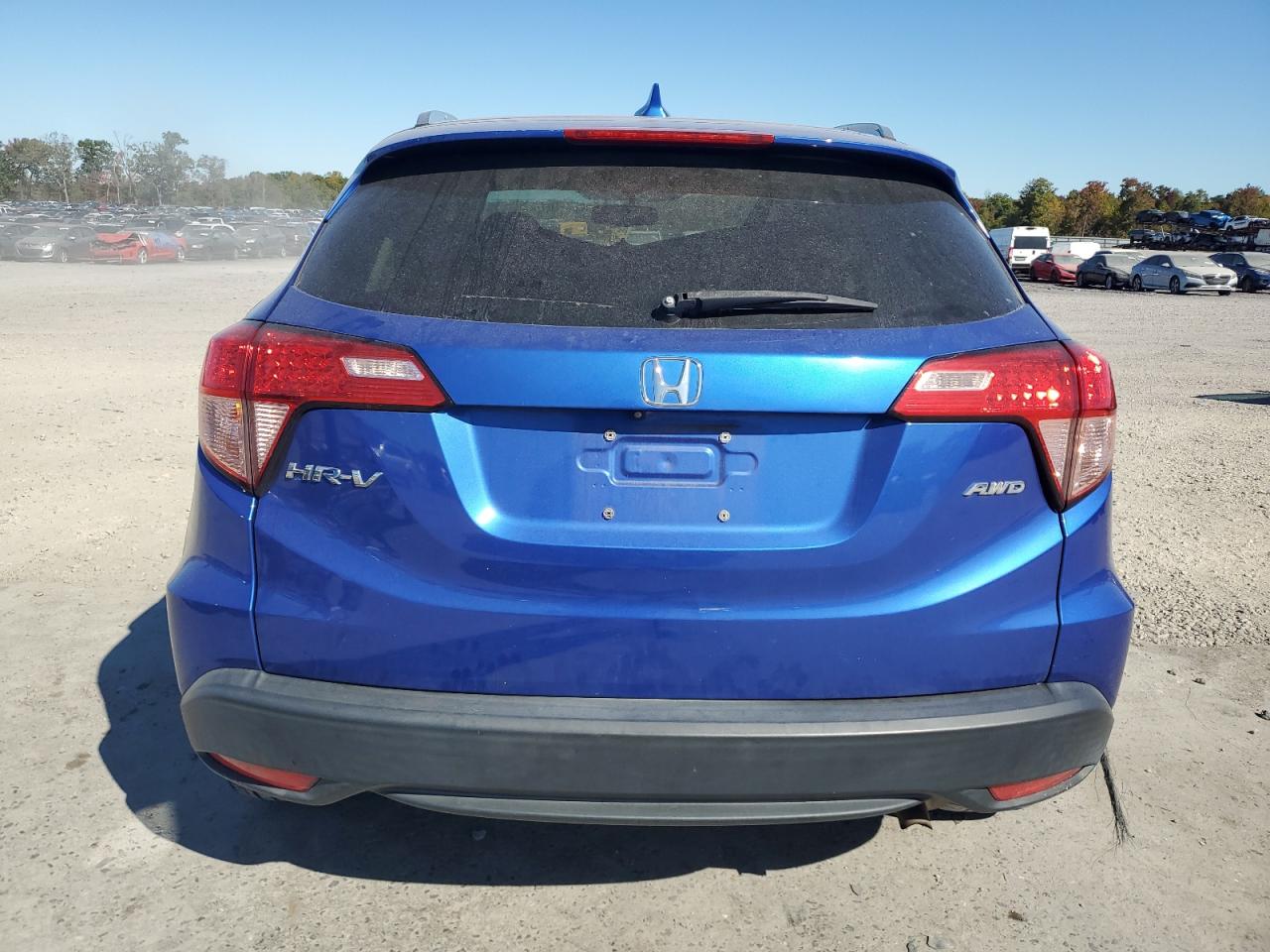 2018 Honda HR-V VIN 3CZRU6H75JM704512 Copart auction photo, front end / side damage thumbnail 6
