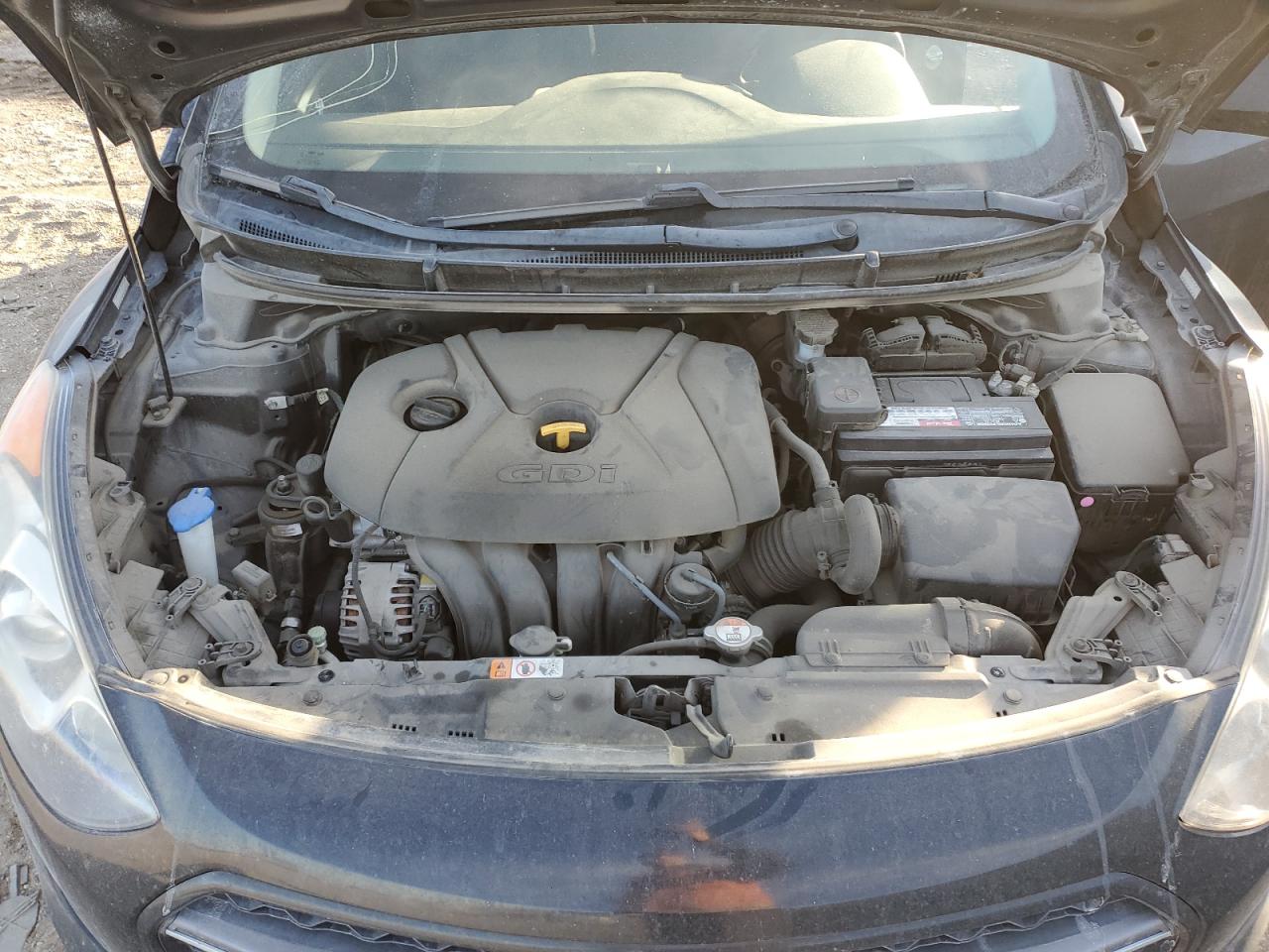 2017 Hyundai Elantra VIN KMHD35LH7HU354279 Copart auction photo, hail / side damage thumbnail 11