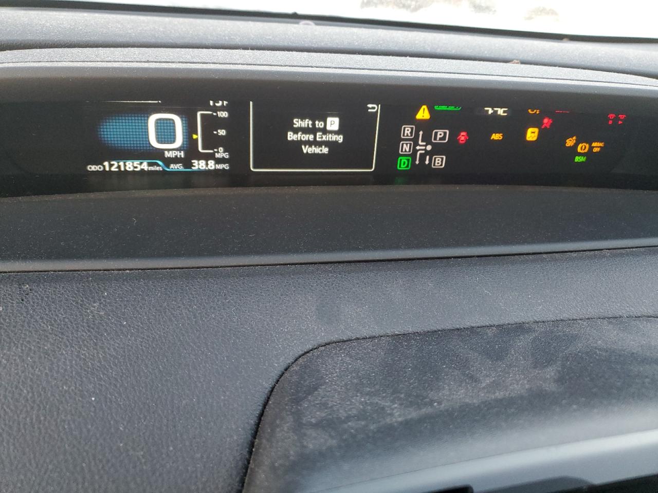 2017 Toyota Prius VIN JTDKBRFU1H3558533 Copart auction photo, front end damage thumbnail 9