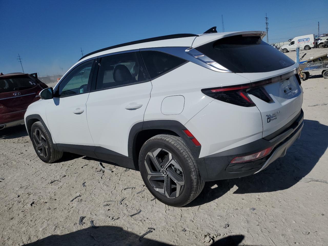 2024 Hyundai Tucson VIN 5NMJECDE4RH378221 Copart auction photo, side / minor dent/scratches damage thumbnail 2