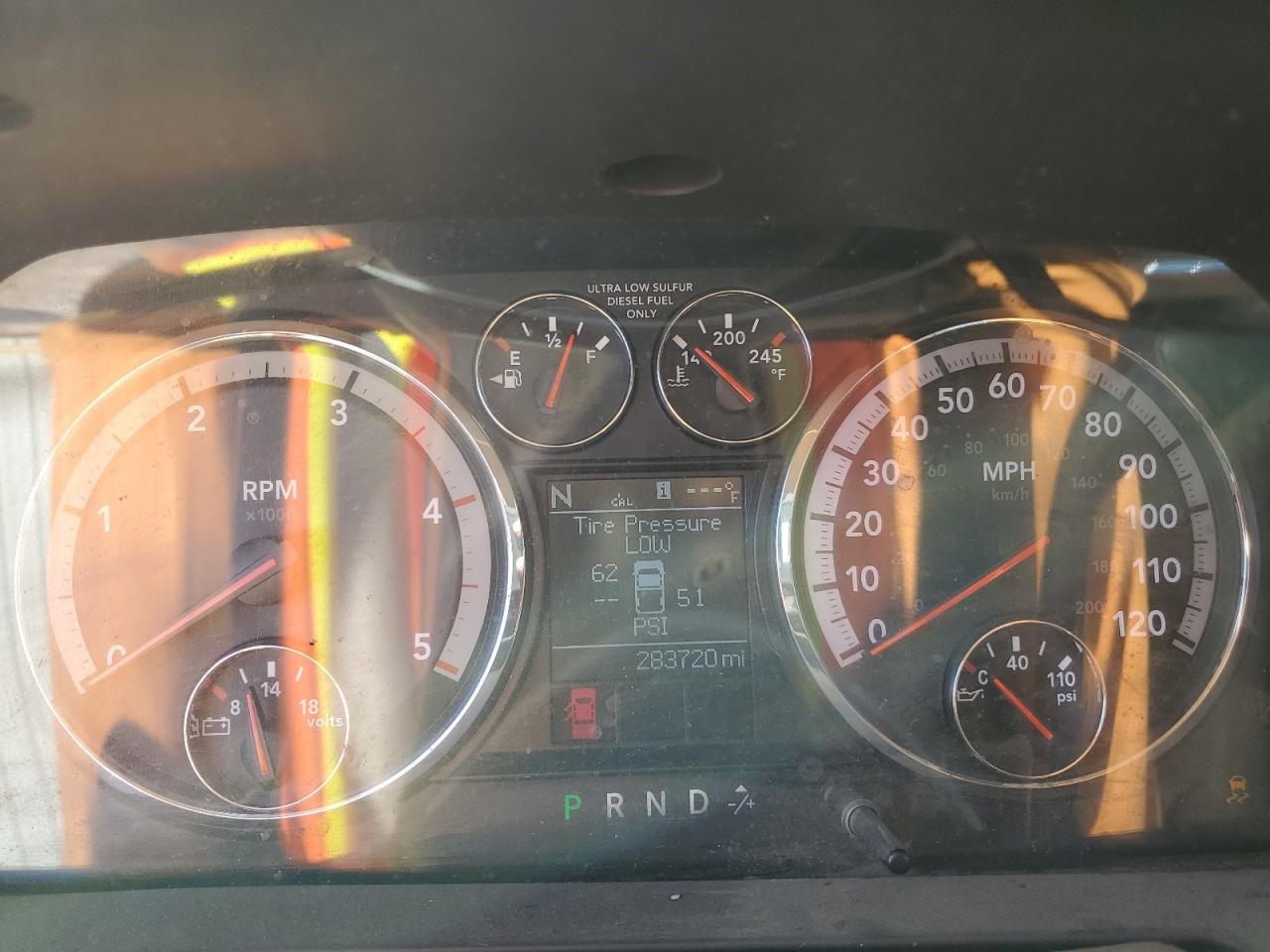 2012 Dodge RAM VIN 3C6UD5NL7CG265785 Copart auction photo, all over / front end damage thumbnail 9