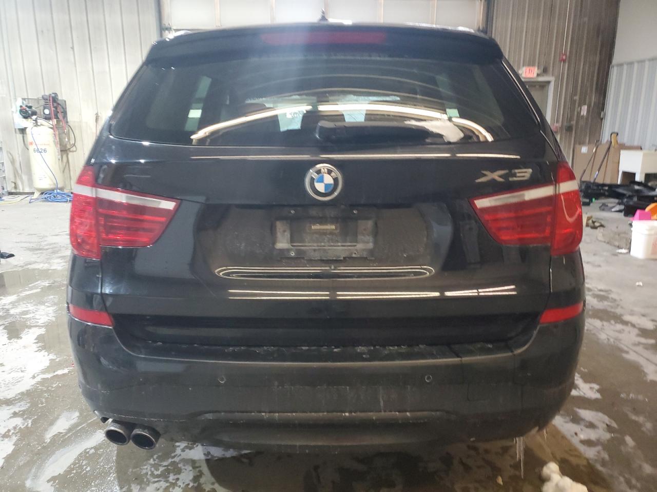2017 BMW X3 VIN 5UXWX9C31H0W68030 Copart auction photo, side / rear end damage thumbnail 6