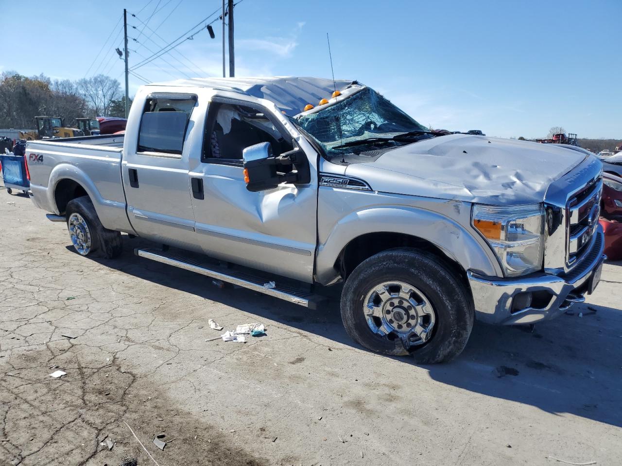2016 Ford F250 VIN 1FT7W2B6XGEC38929 Copart auction photo, rollover damage thumbnail 4