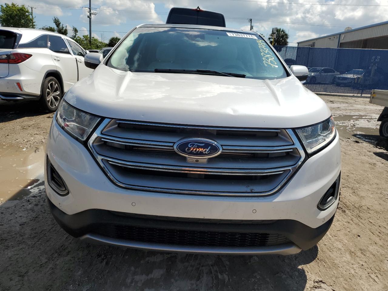 2015 Ford Edge VIN 2FMPK3K89FBC02223 Copart auction photo, water/flood damage thumbnail 5