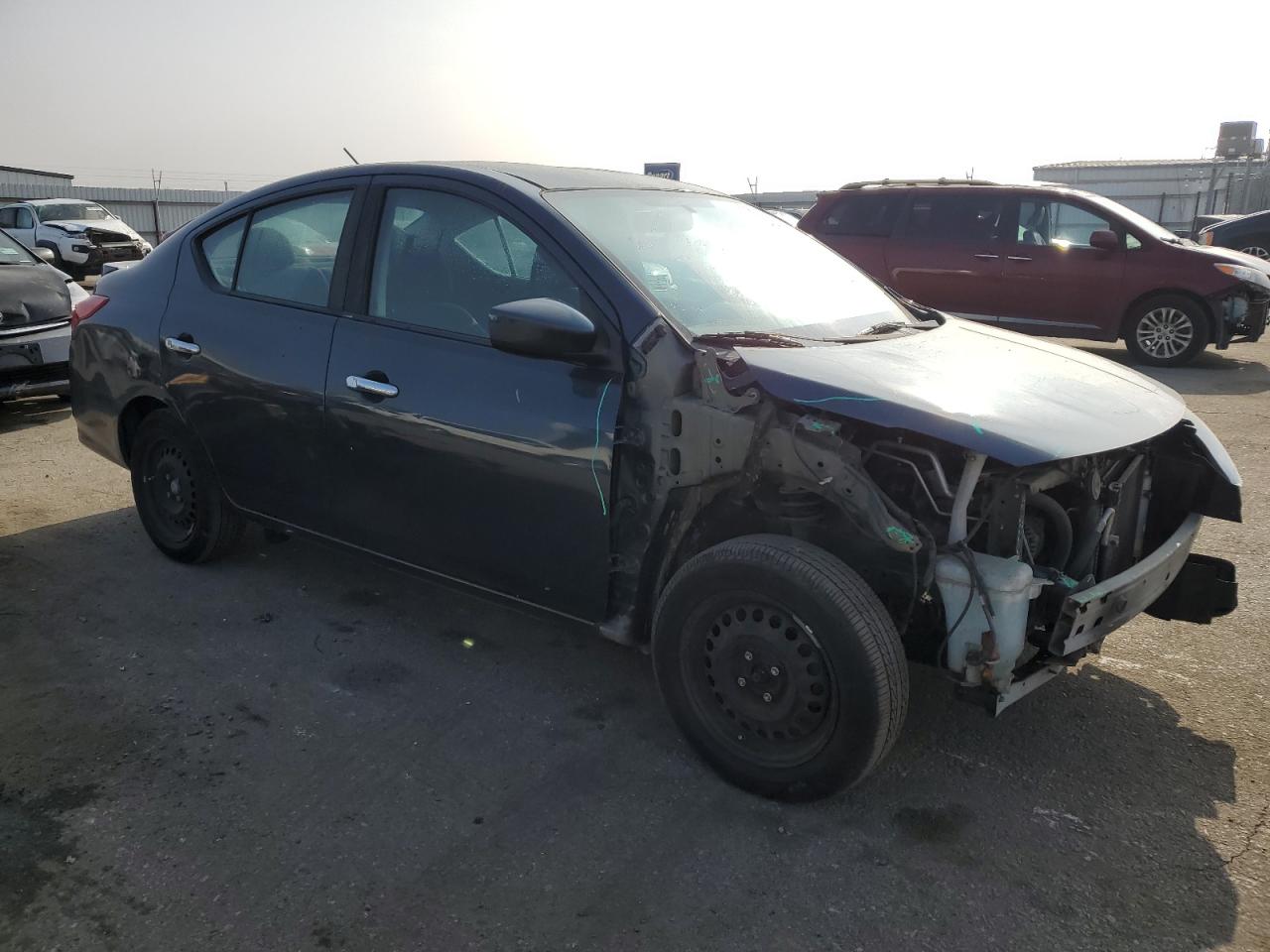 2015 Nissan Versa VIN 3N1CN7AP1FL827748 Copart auction photo, all over damage thumbnail 4