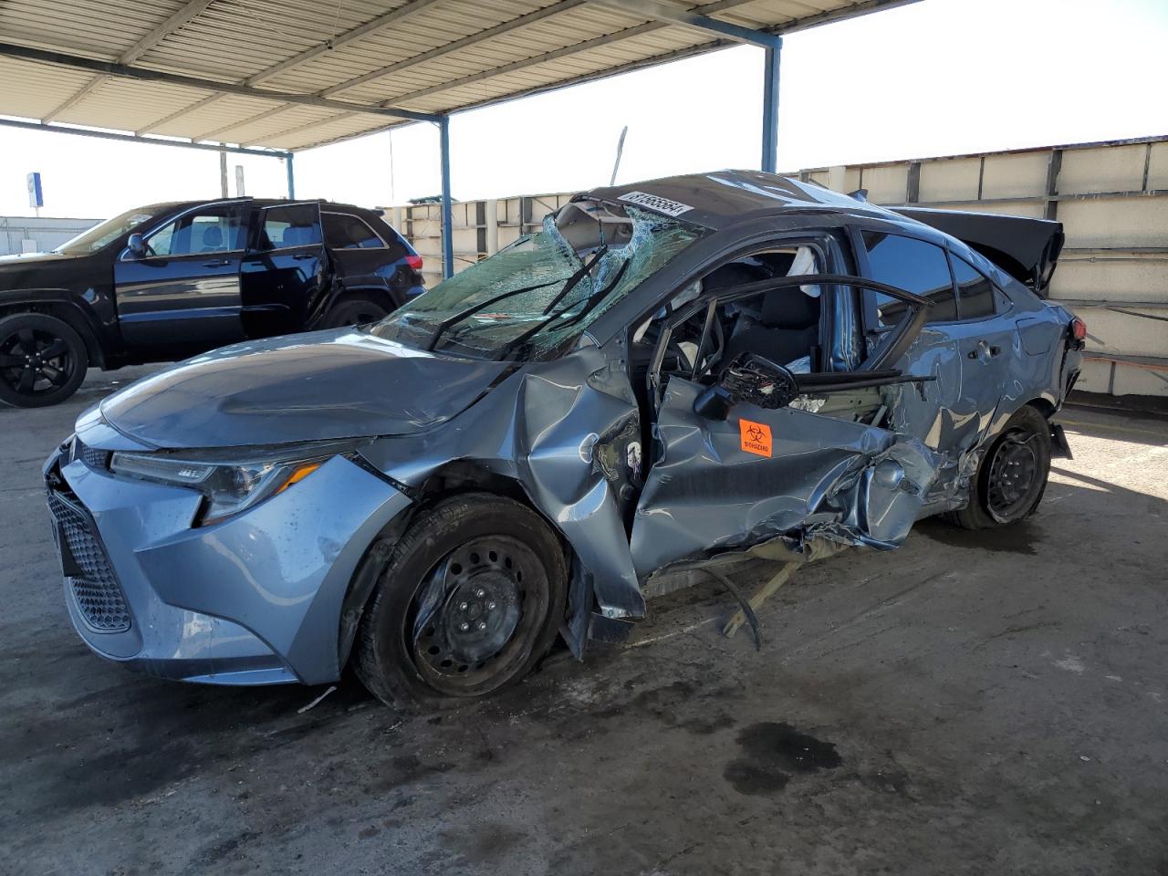 2020 Toyota Corolla VIN 5YFEPRAE7LP037623