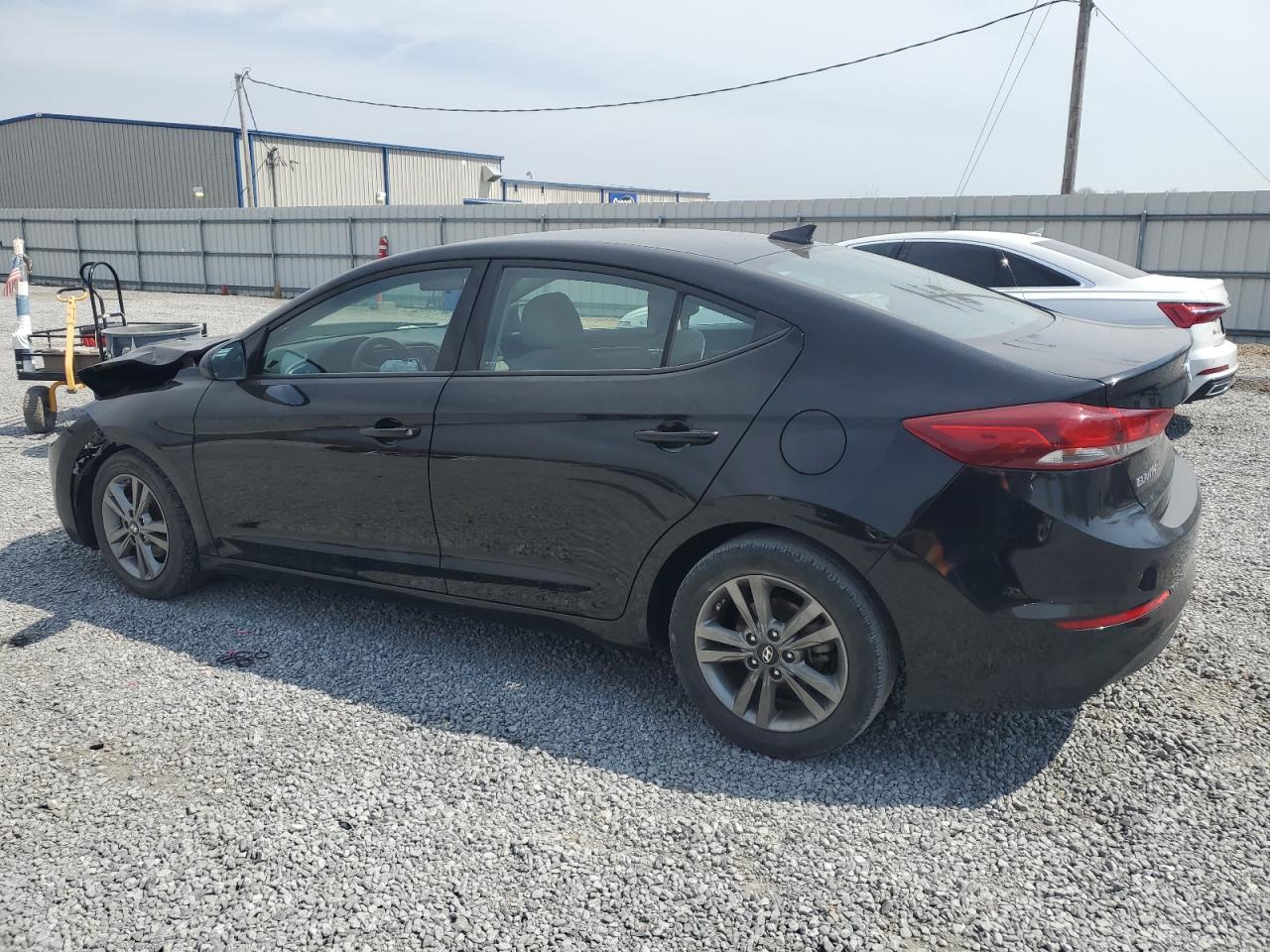 2018 Hyundai Elantra VIN 5NPD84LF6JH320252 Copart auction photo, front end / frame damage damage thumbnail 2