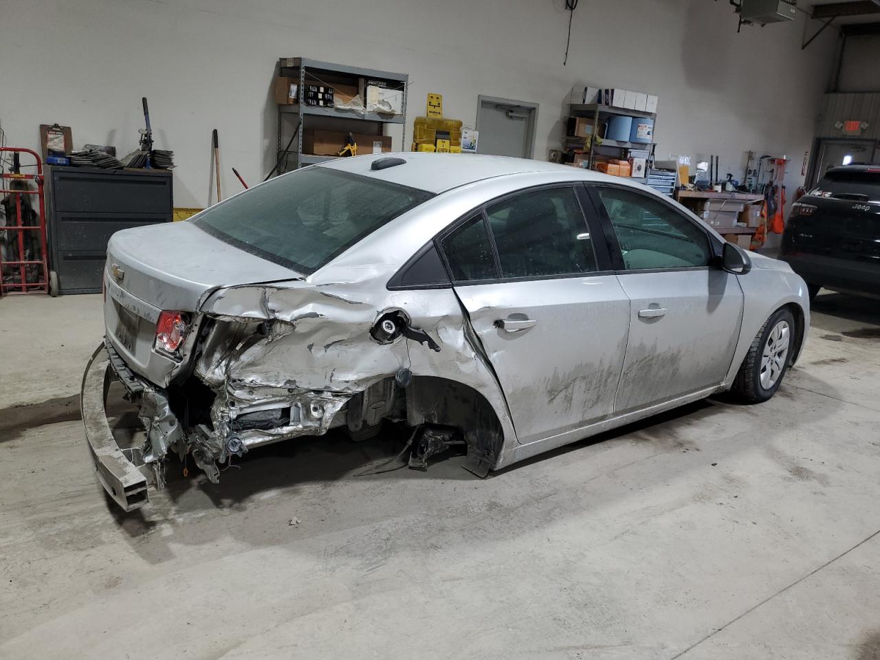 2015 Chevrolet Cruze VIN 1G1PA5SH5F7211506 Copart auction photo, rear end / side damage thumbnail 3