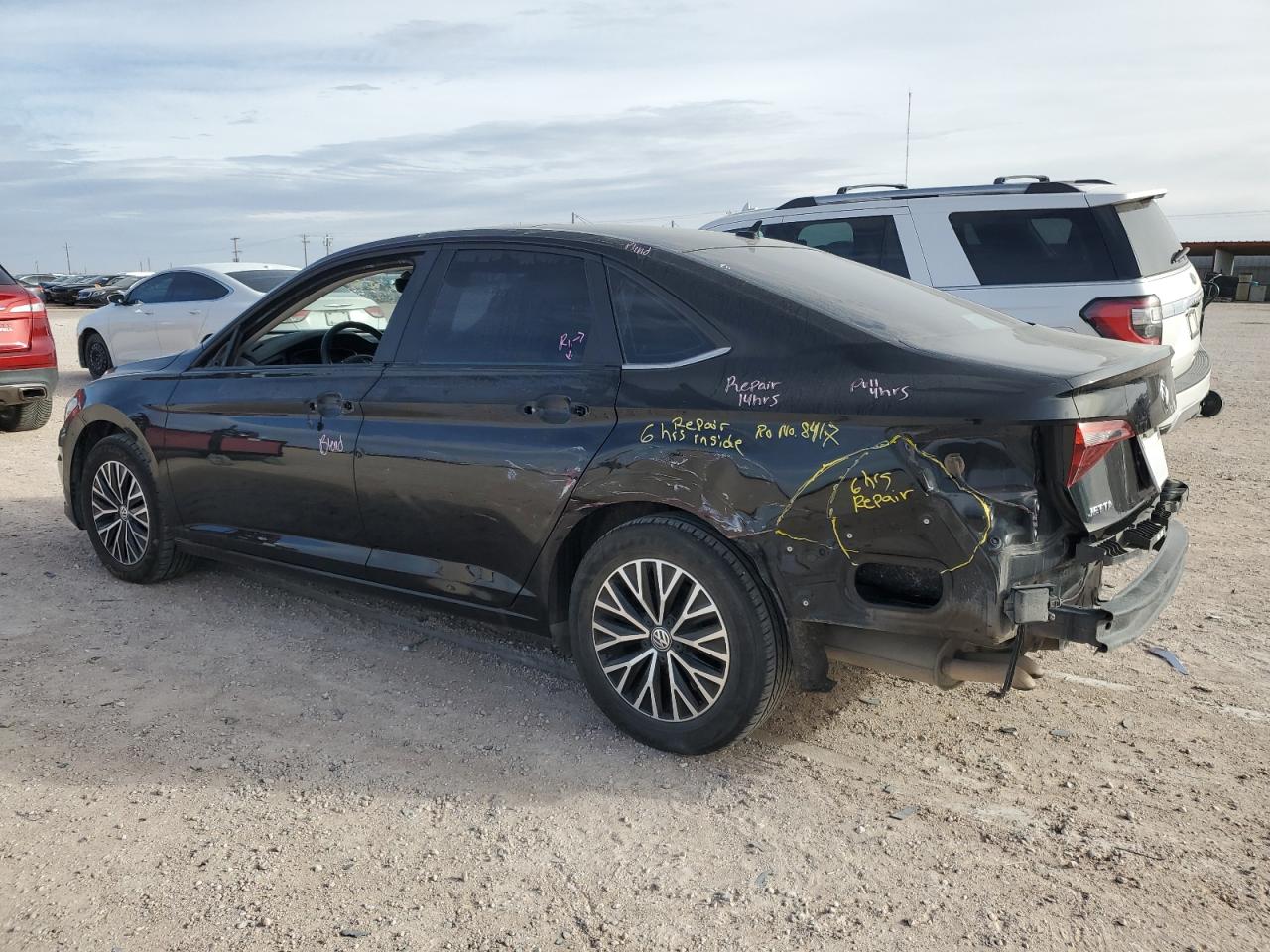 2019 Volkswagen Jetta VIN 3VWCB7BU5KM262805 Copart auction photo, all over damage thumbnail 2