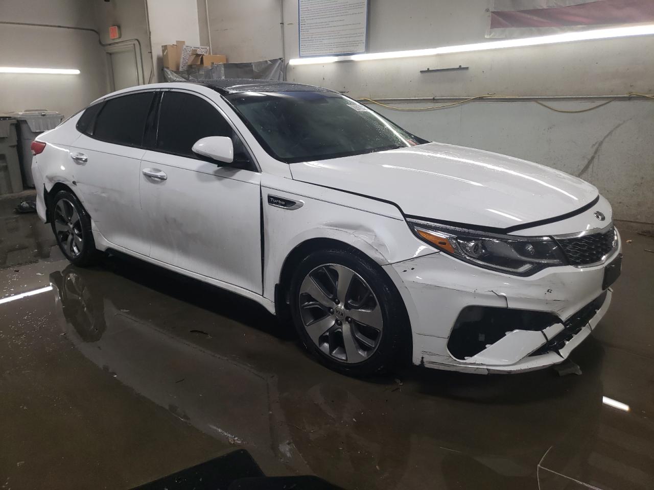 2016 KIA Optima VIN 5XXGW4L21GG025077 Copart auction photo, all over damage thumbnail 4