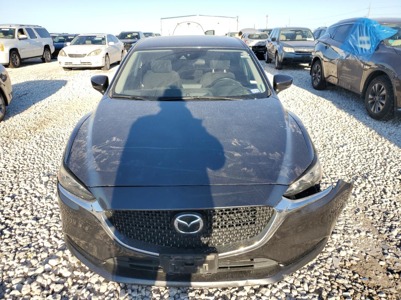 2018 Mazda 6 VIN JM1GL1UM1J1329438 Copart auction photo, front end damage thumbnail 5