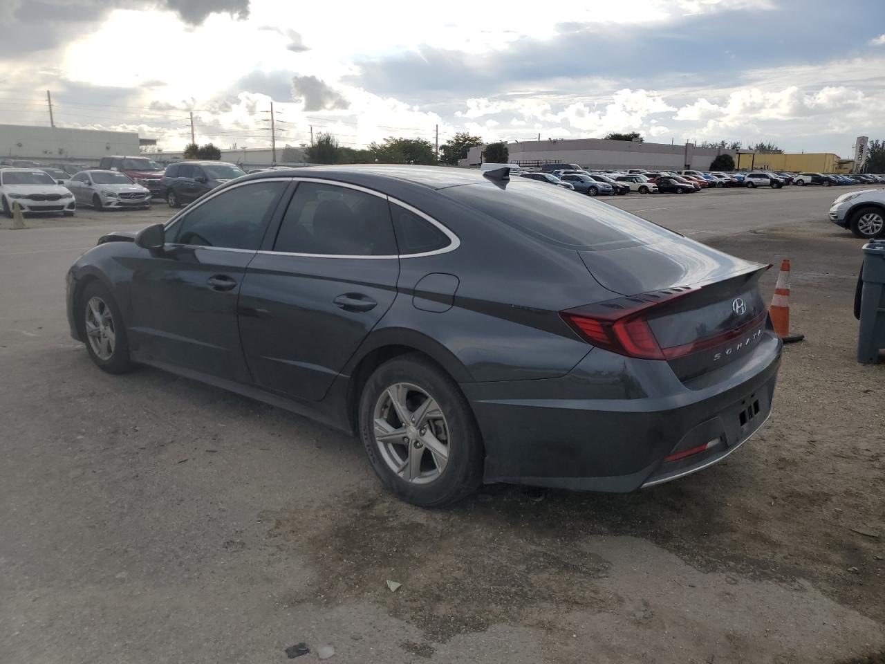 2021 Hyundai Sonata VIN 5NPEG4JAXMH095515 Copart auction photo, front end damage thumbnail 2