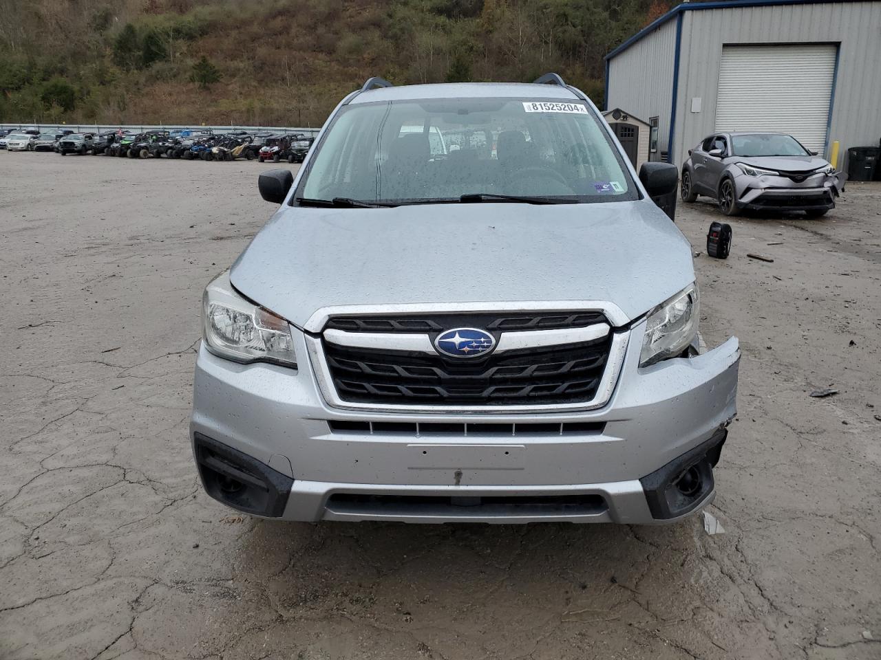 2017 Subaru Forester VIN JF2SJABC4HH404548 Copart auction photo, front end / side damage thumbnail 5