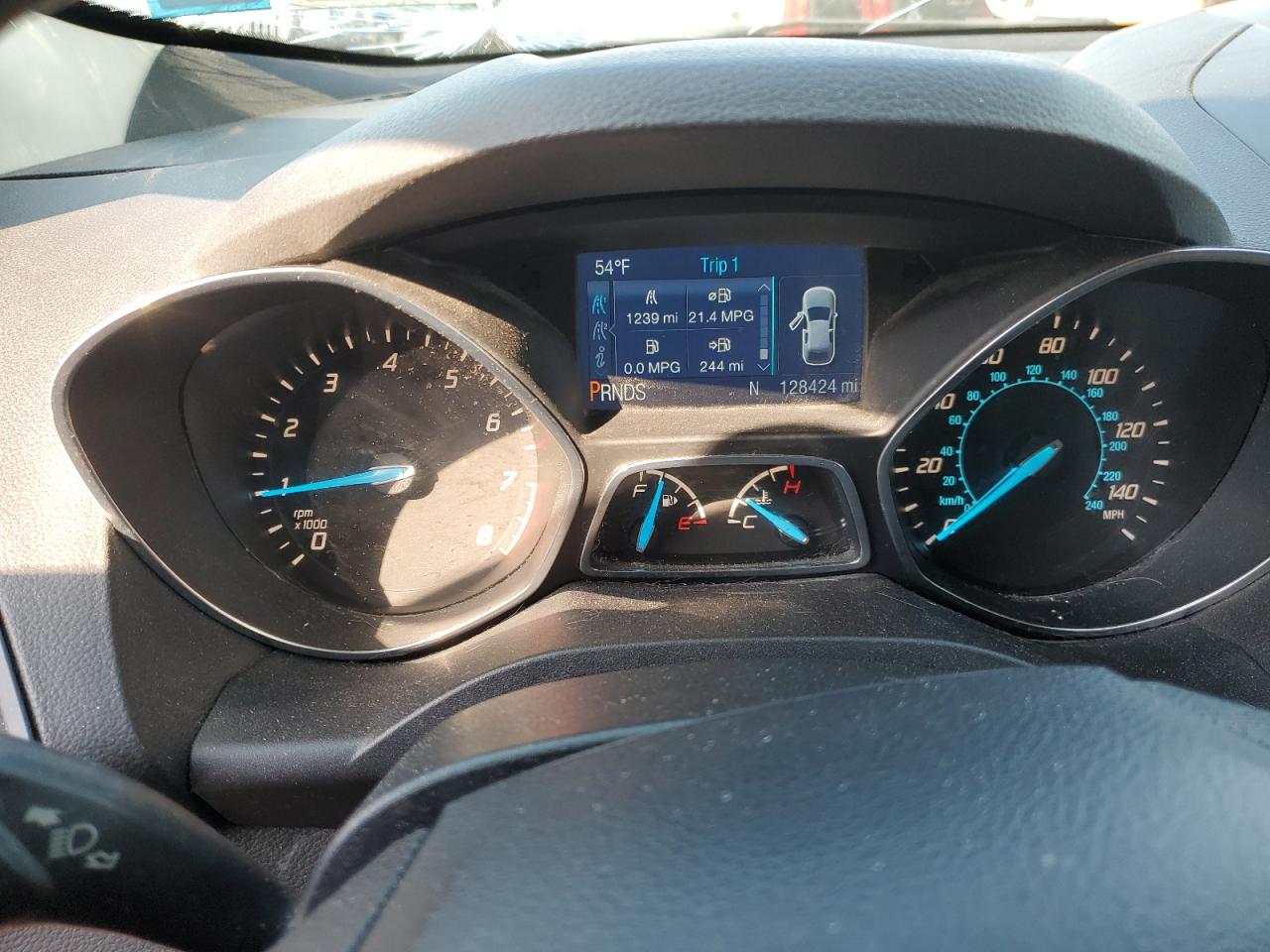 2014 Ford Escape VIN 1FMCU9GX8EUA68132 Copart auction photo, top/roof damage thumbnail 9