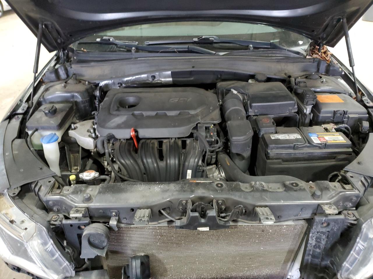 2016 KIA Optima VIN 5XXGT4L37GG020757 Copart auction photo, frame damage / front end damage thumbnail 11