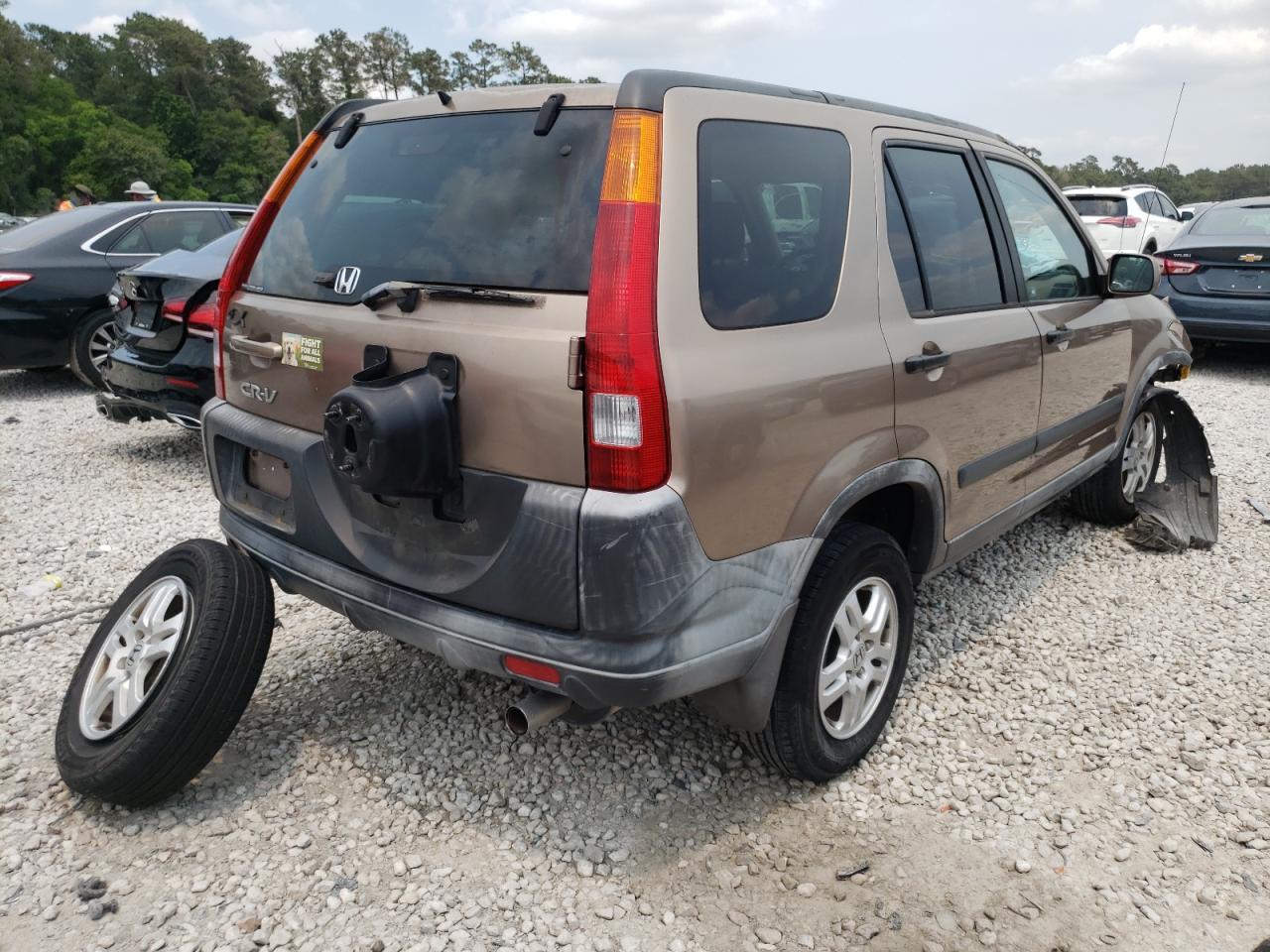 2003 Honda CR-V VIN JHLRD78883C007119 Copart auction photo, front end damage thumbnail 4