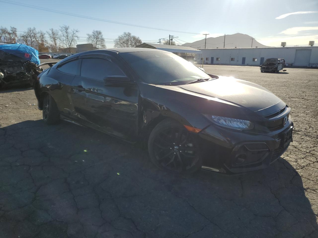 2020 Honda Civic VIN 2HGFC3A51LH751137 Copart auction photo, side / undercarriage damage thumbnail 4