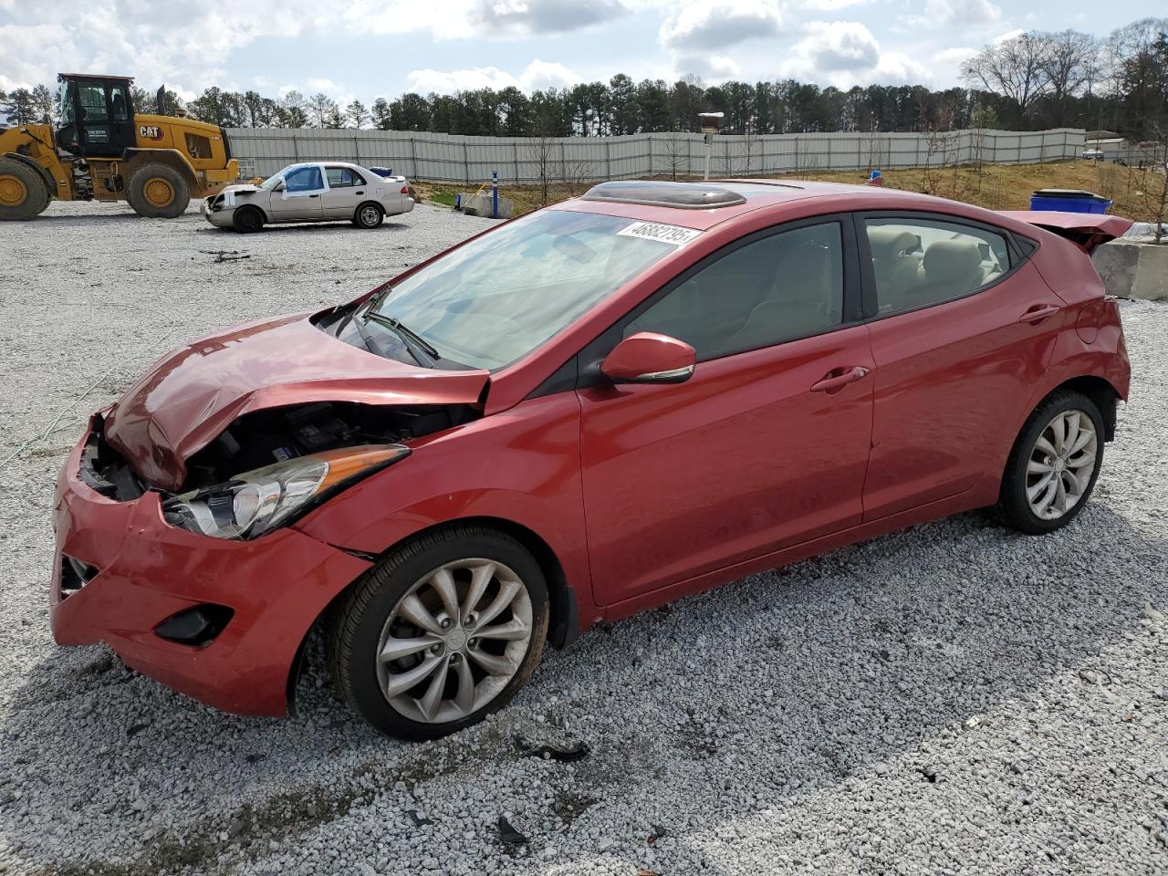 2013 Hyundai Elantra VIN KMHDH4AE6DU504378