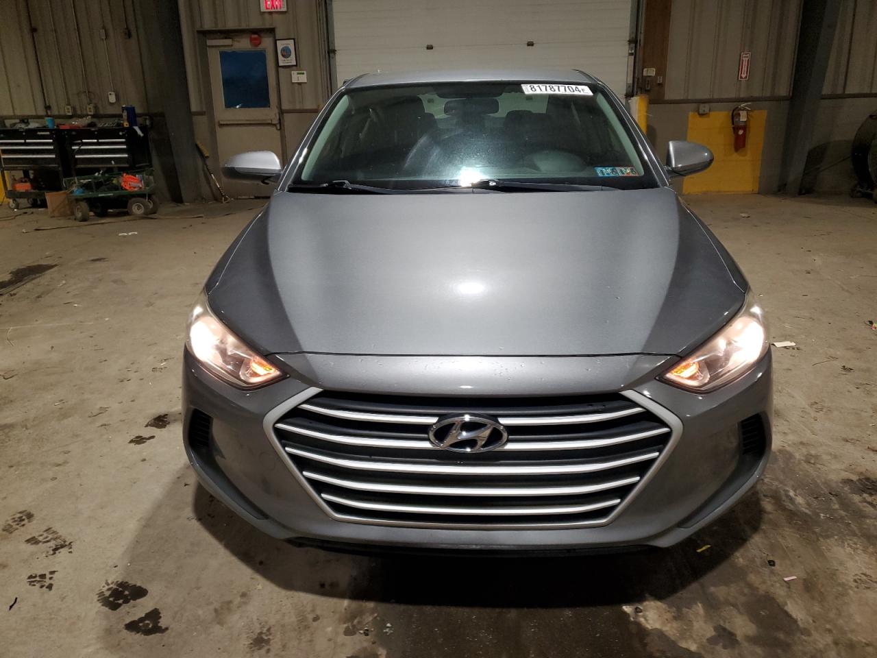 2018 Hyundai Elantra VIN KMHD74LF8JU574047 Copart auction photo, side damage thumbnail 5