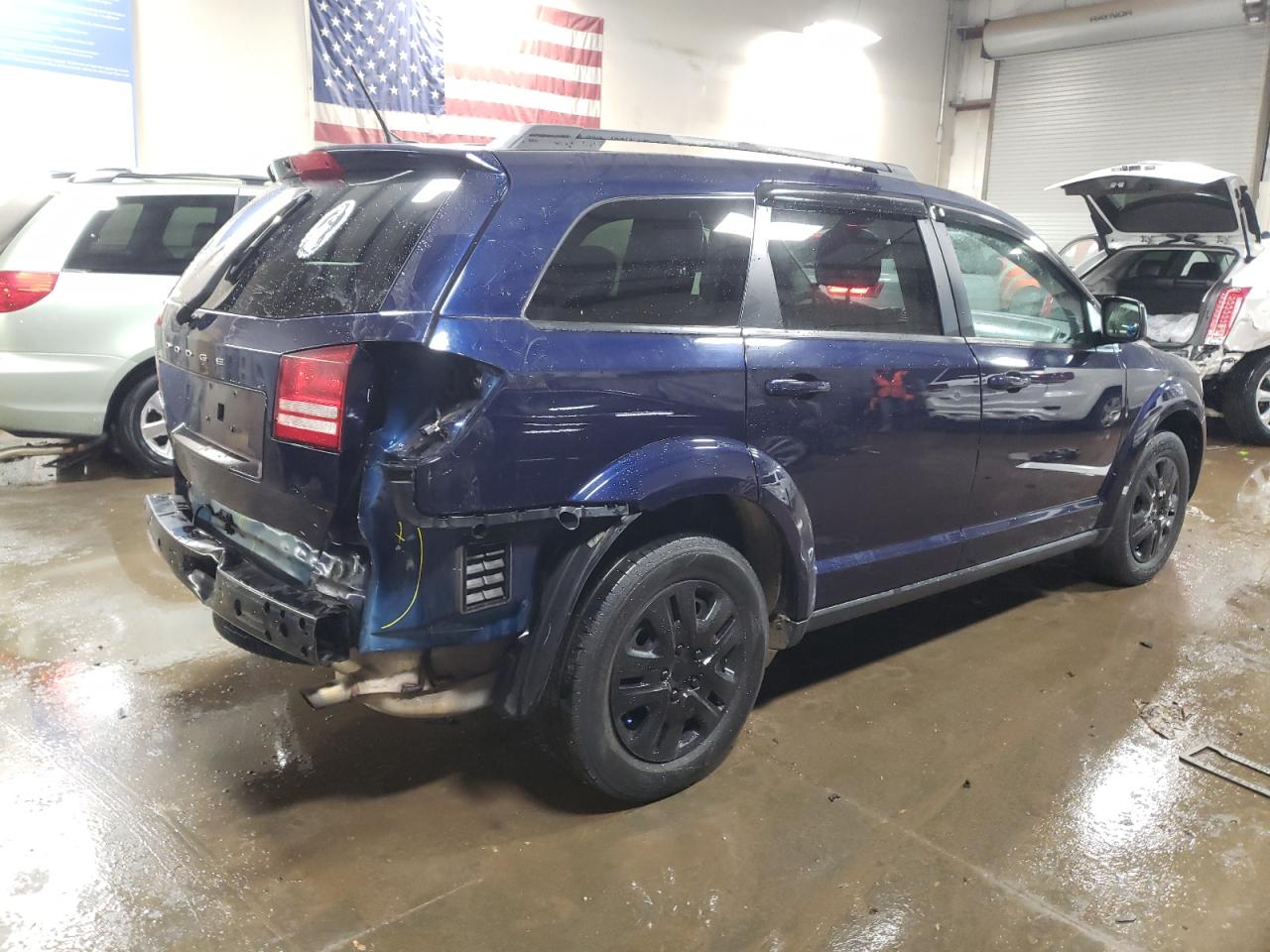 2017 Dodge Journey VIN 3C4PDCAB3HT695206 Copart auction photo, rear end damage thumbnail 3