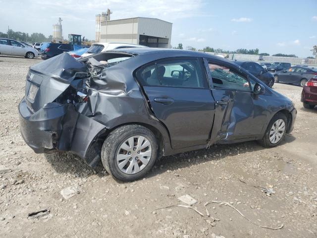 2012 Honda Civic VIN 19XFB2F55CE087778 Copart auction photo, rear end damage thumbnail 3
